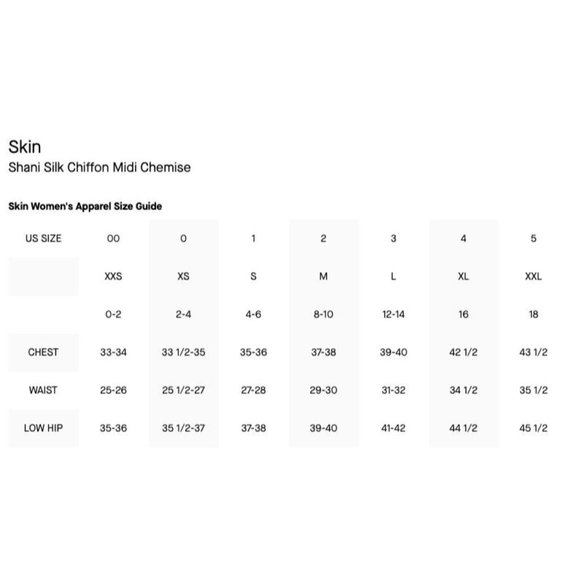 SKIN - Ballet Pink Shani Silk Chiffon Midi Chemise - SCC90AD -  Size 2 NWT - Picture 7 of 9